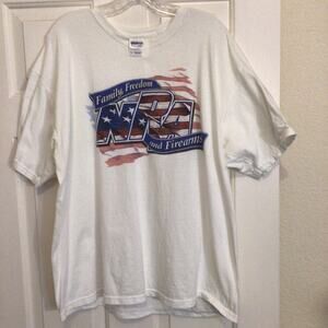 NRA Family, Freedom And Firearms Shirt X-Large Vintage